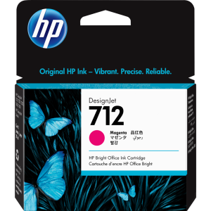 HP 712 29-ml Magenta DesignJet Ink Cartridge (3ED68A)
