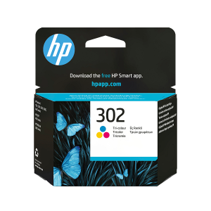 HP 302 Tri-Color Original Ink Cartridge (F6U65AE)