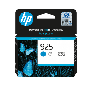 HP 925 Cyan Original Ink Cartridge (4K0V6PE)