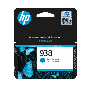 HP 938 Cyan Original Ink Cartridge (4S6X5PE)