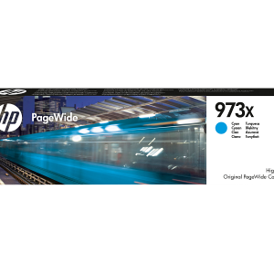 HP 973X High Yield Cyan Original PageWide Cartridge (F6T81AE)